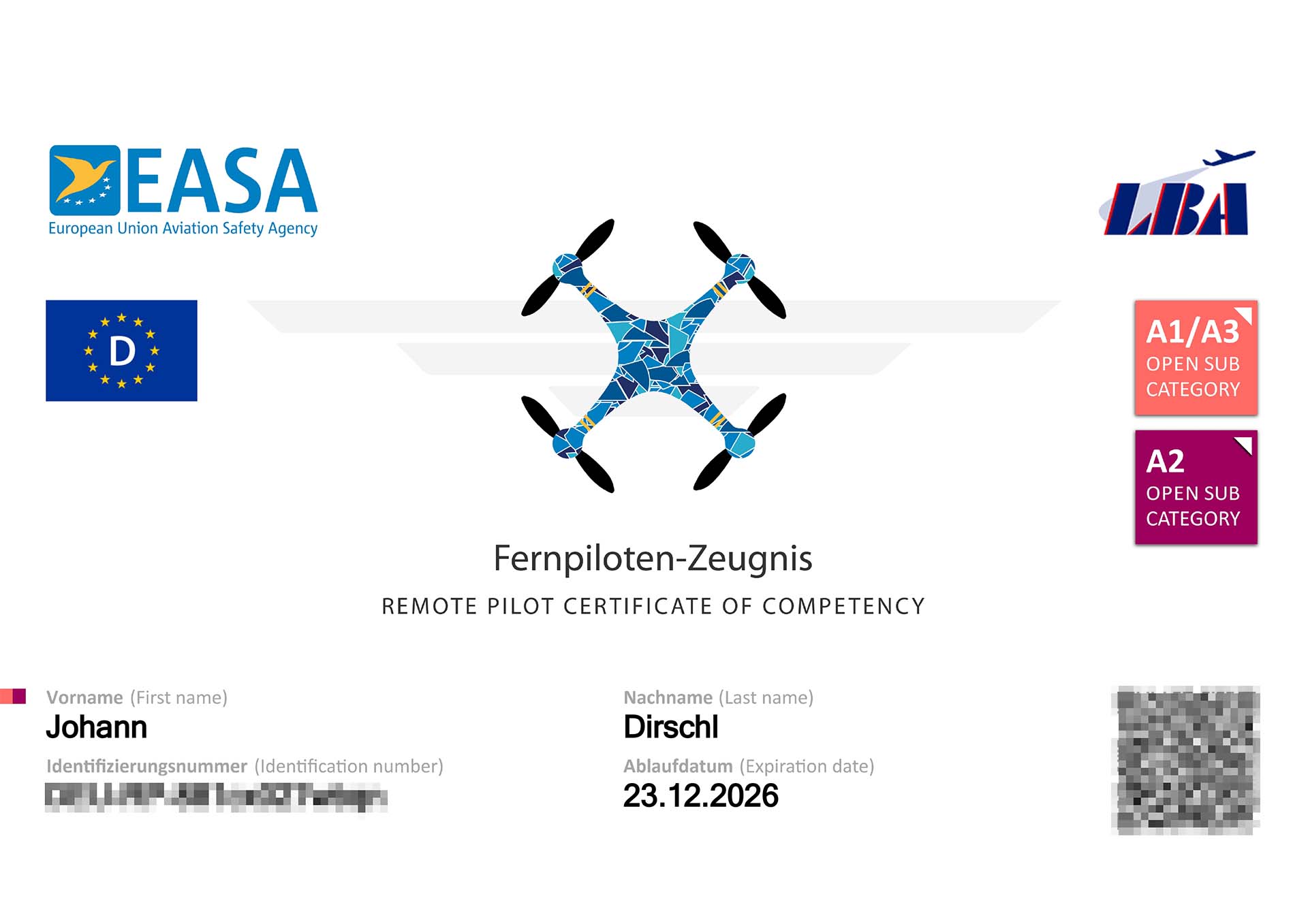 A2_-_Fernpiloten-Zeugnis_Dirschl_Johann