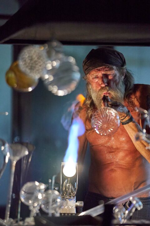 Sigi Franz Glasbläser rechts