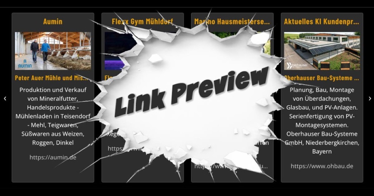 DIRSCHL Link Preview – og: & SEO WordPress Plugin