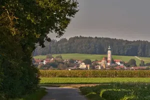 Pilgerweg Richtung Mehring, Badhöring, Altötting, Oberbayern