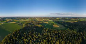 Luftbild Juni 2022, Erlbach, Altötting, Oberbayern