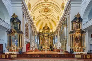 Altar Basilika St. Anna, Altötting, Oberbayern, Inn-Salzach