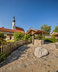 Dorfbrunnen Asten, Tittmoning, Rupertiwinkel, Oberbayern
