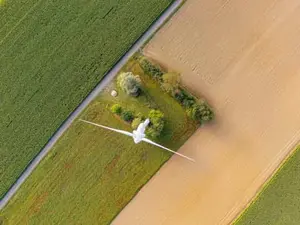 Windpark Dirnaich, Gangkofen, Rottal-Inn, Niederbayern