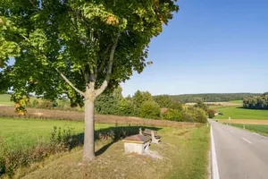 Bank an PAN12, Mais, Baumgarten, Rottal-Inn, Niederbayern