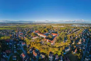 Schloss Ranshofen Luftbild, Braunau am Inn, Oberösterreich