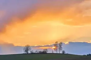 Landschaft in Obereck, Altötting, Oberbayern