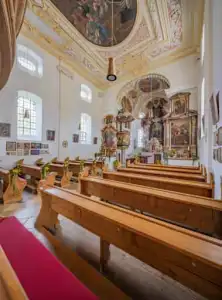 Kirche Maria, Innenraum, Heimsuchung, Langwinkl, Rottal-Inn