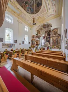 Kirche Maria, Innenraum, Heimsuchung, Langwinkl, Rottal-Inn