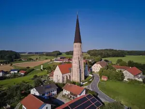 Luftaufnahme Schildthurn, Pottal-Inn, Niederbayern, Holzland