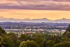 Unterfriesing, Aussicht Inncenter, Altötting, Oberbayern