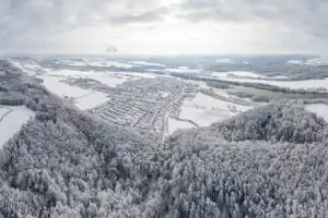 Winter am Bruckberg, Marktl am Inn, Landkreis Altötting
