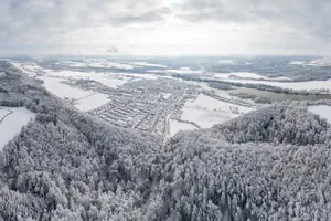 Winter am Bruckberg, Marktl am Inn, Landkreis Altötting