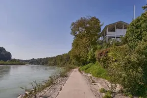 Salzach Richtung Raitenhaslach, Burghausen, Altötting