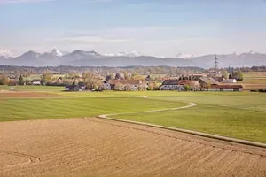 Eschlberg Aussicht bei Mehring, Landkreis Altötting