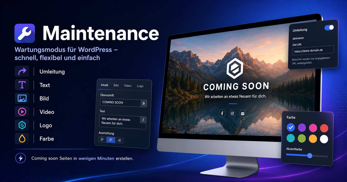 Maintenance WordPress Plugin
