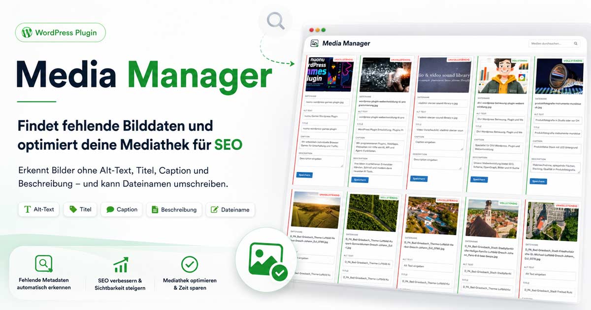 DIRSCHL Media Manager WordPress PlugIn