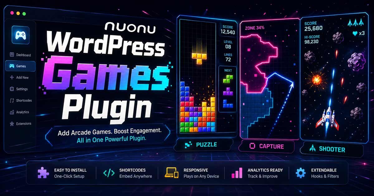 nuonu  Games / Tracks zu DIRSCHL Games WordPress Plugin.
