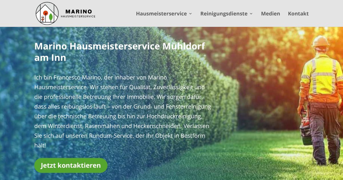 Marino Hausmeisterservice Mühldorf am Inn, Reinigungsservice